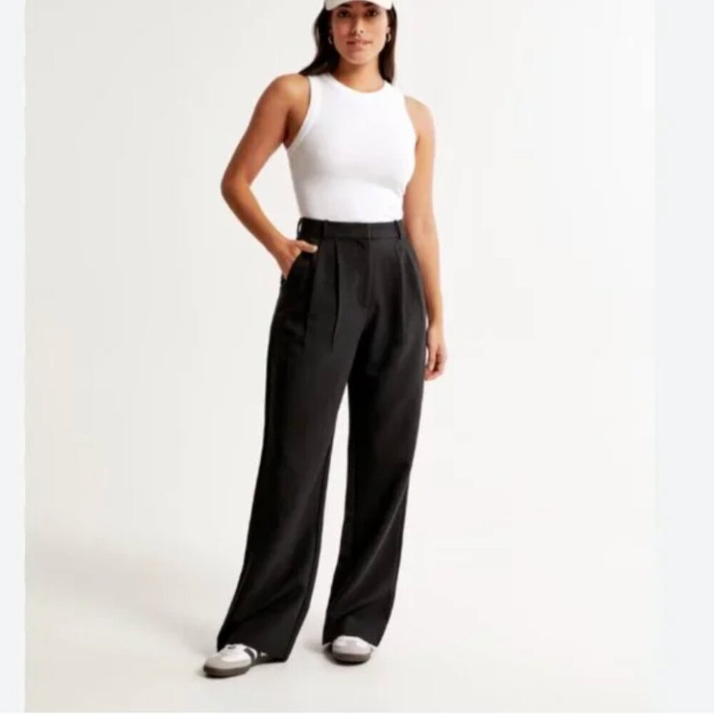 Abercrombie & Fitch Black Trousers